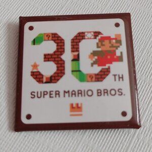 RETRO Super Mario Brother 30th Anniversary Pin
